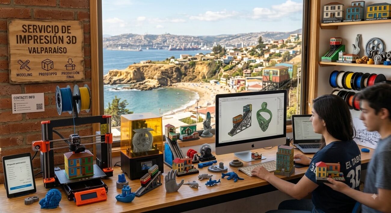 Servicio de impresiones 3D en Valparaíso