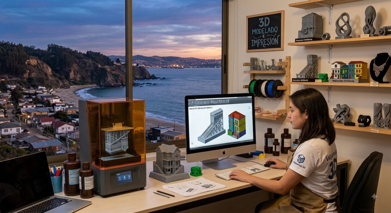 impresiones 3D en resina valparaíso