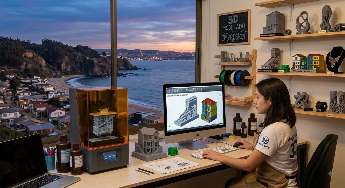 impresiones 3D en resina valparaíso