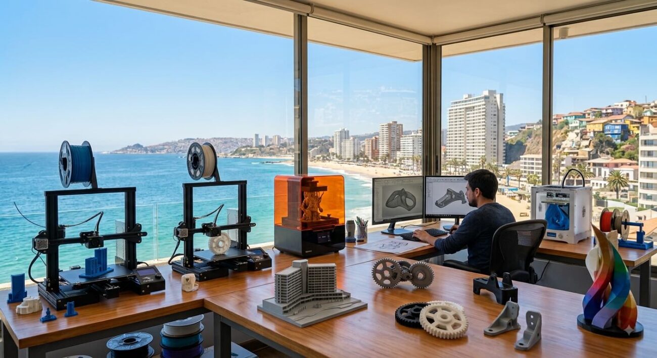 modelado e impresión 3d en viña del mar